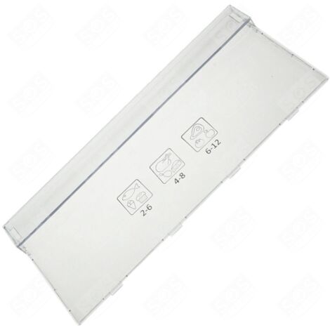 FACADE DE TIROIR 190 MM pour REFRIGERATEUR BEKO - 4634610100 (1/4)