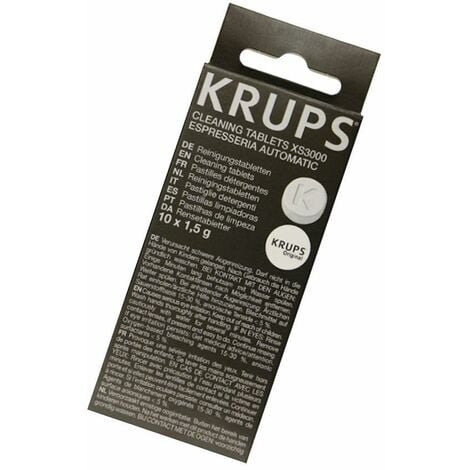 Pastilles de nettoyage Krups xs300010 - Petit électro-ménager/Pièces et  accessoires pour cafetières 