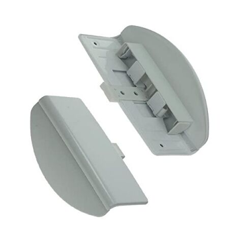 Poignée de porte à dépression blanche pour réfrigérateur et congélateur – Longueur 31 cm – Entraxe 24,5 cm – Compatible Liebherr - 704261400