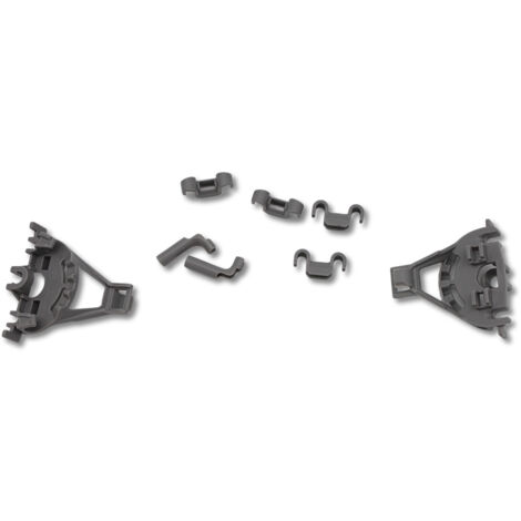 SOS Accessoire Paliers de fixation panier inférieur pour Lave-vaisselle 00428344, 00418499 BALAY, BOSCH, CONSTRUCTA, GAGGENAU, NEFF, SIEMENS, VIVA