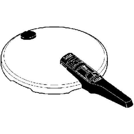 Couvercle complet 180mm pour Cocotte-minute® – Compatible SILIT D 18 CM – Accessoire de cuisson durable et résistant à la chaleur