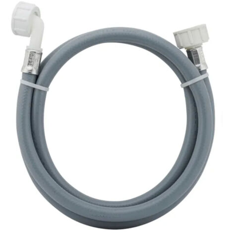 SOS Accessoire Tuyau d'arrivée d'eau universel livré sans les joints 20/27 avec raccords droit x coudé (1/2)
