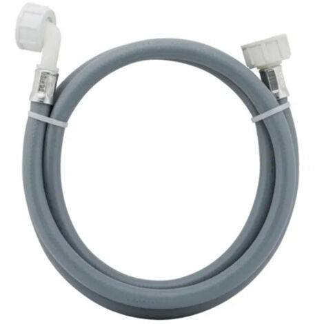 SOS Accessoire Tuyau d'arrivée d'eau universel avec raccords droit x coudé (L5000mm 3/4 F x 3/4 C) pour Lave-linge TOUTES MARQUES 3666356130388 (1/2)