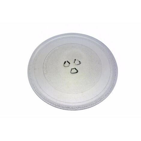 SOS Accessoire Plateau micro onde en verre tempé 245 mm (avec ergot central) pour Four micro-ondes - 3390W1G005E, 192050 LG, GORENJE, MORA, WHIRLPOOL, ARISTON HOTPOINT, LADEN, INDESIT, KENWOOD, DELONG