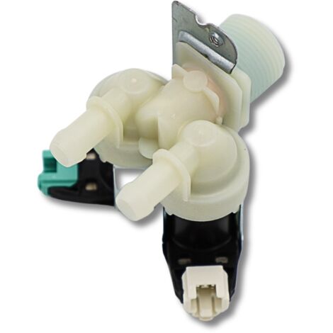 SOS Accessoire Electrovanne 2 voies pour Lave-linge - 481228128468 WHIRLPOOL, BAUKNECHT, LADEN, BOSCH, IGNIS, INDESIT, SIEMENS, ARISTON HOTPOINT, PROLINE, POLAR, PRIVILEG, CONSTRUCTA, CYLINDA, PHILIPS (1/4)