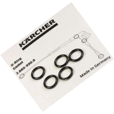 SOS Accessoire Lot de 5 joints torique pour Nettoyeur vapeur KÄRCHER 2.880-990.0, 2.880-296.0