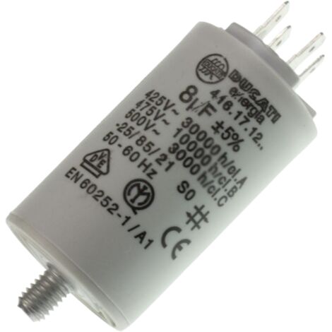 SOS Accessoire Condensatore 8mf CBB65A-1 Per Asciugatrice Haier - Ricambio 00330506020B