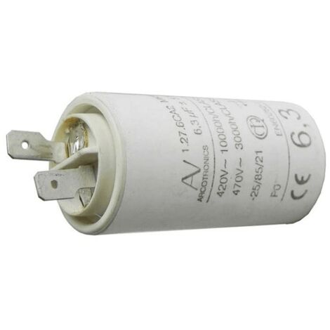 Condensateur 6.3MF pour hotte DE DIETRICH et SAUTER – Compatible avec modèles DHD100XE1, DHD1090X, DHD1127G – Pièce d'origine – Ducati