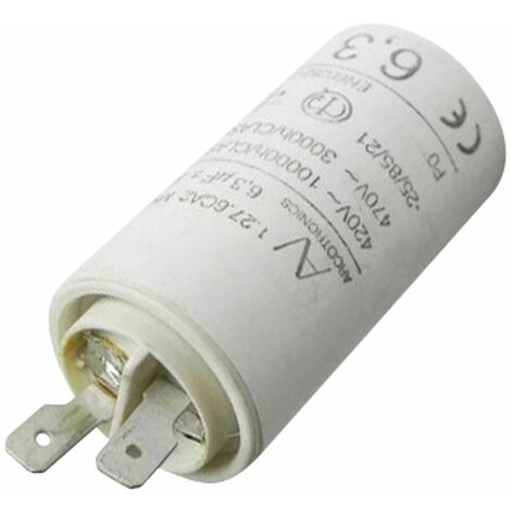 Condensateur 6,3 µF 72X8290 pour hotte – Tension 400V – Hauteur 90mm – Compatible Sauter et autres marques