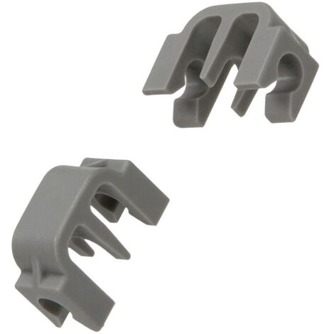Clips fixation panier (X2) (00167291) Lave-vaisselle 320689 BOSCH, SIEMENS, NEFF, GAGGENAU, CONSTRUCTA, BALAY, WHIRLPOOL, JUNKER (1/2)