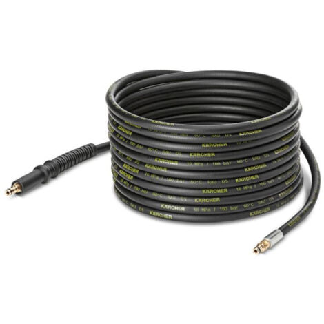 Kärcher – Flexible haute pression 10m – Raccords Quick Connect – Compatible nettoyeurs haute pression K 4 à K 7 – Température jusqu'à 60°C (1/4)