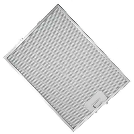 Filtre à graisse en métal 380x282mm d'origine Bauknecht 480122102174 (1/2)