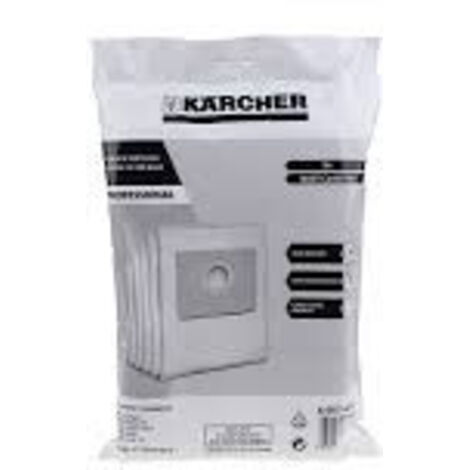 Sac filtrant non-tissé pour aspirateur NT 20/1 NT 35/1 NT 38/1 de 5 pièces - KÄRCHER - 69074790