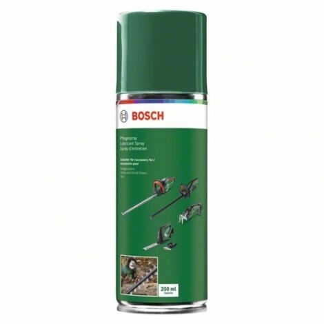 Bosch – Spray d'entretien 250 ml – Pour outils de jardinage – Nettoyage et entretien performance – Compatible taille-haies et cisailles - 1609200399