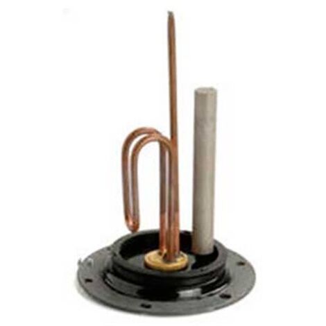 Résistance blindée 1600W – Pour chauffe-eau électrique – Diamètre 9 mm – Longueur 194 mm – 6 trous pour installation rapide – Cotherm - KREB000801