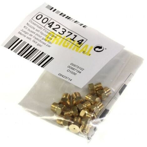 Sachet Injecteurs Gaz Butane Sans Tetine 00423714 Pour TABLE DE CUISSON (1/2)