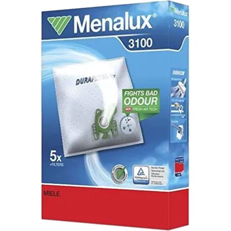 Menalux - sac aspirateur synt miele s246 s262 s500 3100 5 pieces