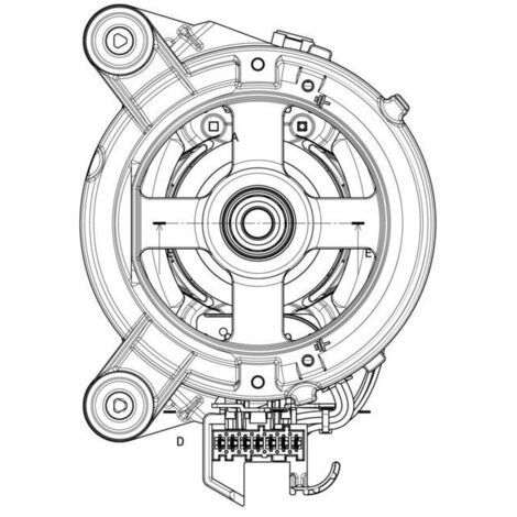 Moteur pour lave-linge Electrolux 858108635900 (1/3)