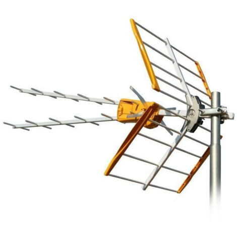 Antenne terrestre UHF LTE700 13 dBi en aluminium inoxydable – Filtre de réjection élevée – Dimensions 963x552x550mm – 149222 – Televes