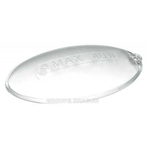Plafonnier transparent hublot de lampe pour Hotte HOTPOINT ARISTON C00058249