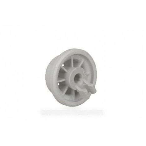 Roulette de panier inférieur (à l'unité) (00165314, 482000031882) Lave-vaisselle ARISTON HOTPOINT, ARISTONHOTPOINT, BEKO, BLACK & DECKER, BOSCH, CONSTRUCTA, DE DIETRICH, GAGGENAU, IGNIS, INDESIT, MOUL (1/2)