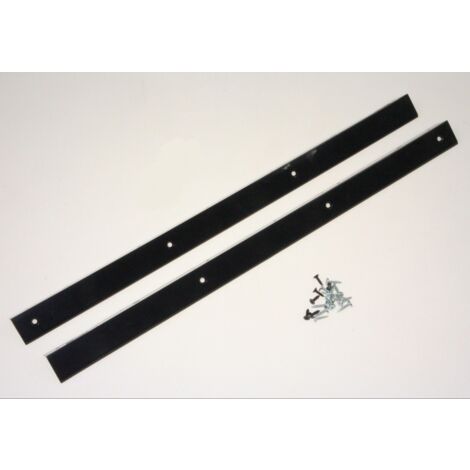 Cornieres d'habillage droite et gauche + vis pour Lave-vaisselle Rosieres 41900626 (1/2)