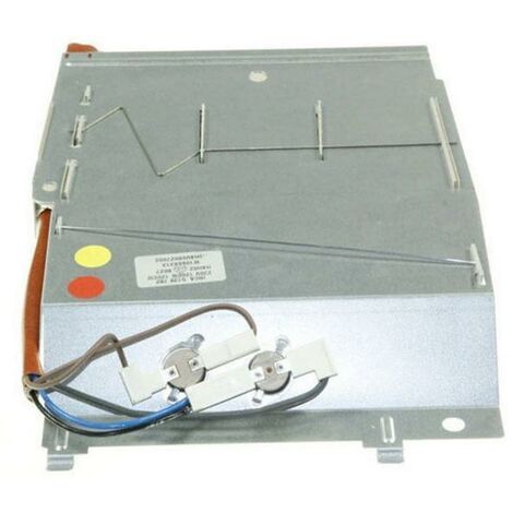 Résistance 2400W pour sèche-linge – Compatible BAUKNECHT, INDESIT, LADEN, WHIRLPOOL – Longueur 144mm, thermostat inclus