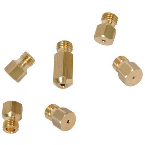 Jeu d'Injecteurs, gicleurs gaz naturel d'origine (50296300002) Four, cuisinière ARTHUR MARTIN, ARTHUR MARTIN ELECTROLUX, ELECTROLUX, FAURE, PROGRESS, ZANKER, ZANUSSI (1/3)