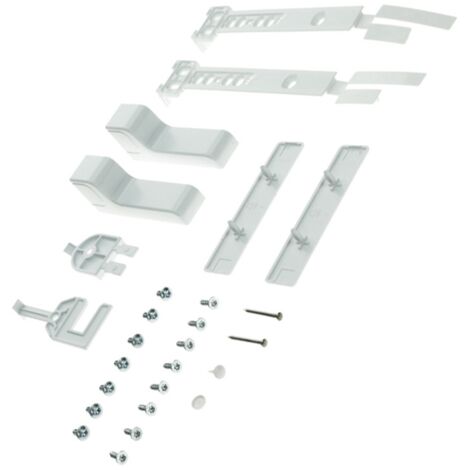 Jeu de fixation porte d'origine (00264862) Réfrigérateur, congélateur BLAUPUNKT, BOSCH, CONSTRUCTA, DE DIETRICH, JUNKER, NEFF, SIEMENS, SIMENS, VIVA (1/2)
