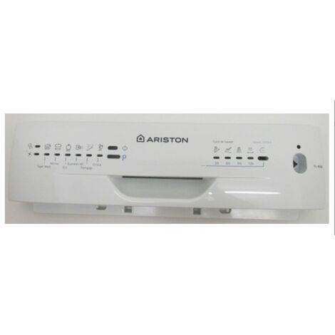 Bandeau de façade pour Lave-vaisselle Hotpoint - Ariston blanc C00142870 (1/2)