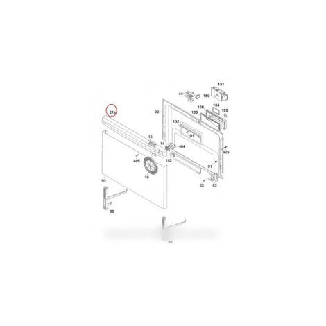 Bandeau pour Lave-vaisselle Rosieres 91605667 (1/3)