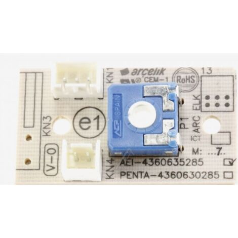 Platine avec Thermostat pour Réfrigérateur, Congélateur BEKO 4360635285 (1/2)