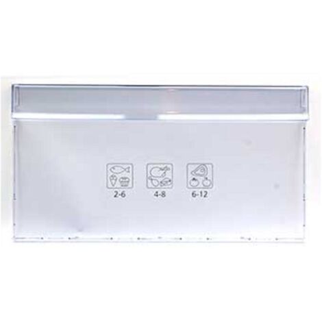 Beko – Facade de tiroir pour réfrigérateur – Pièce détachée compatible – Transparent – Dimensions optimales pour rangement efficace - 5906370500