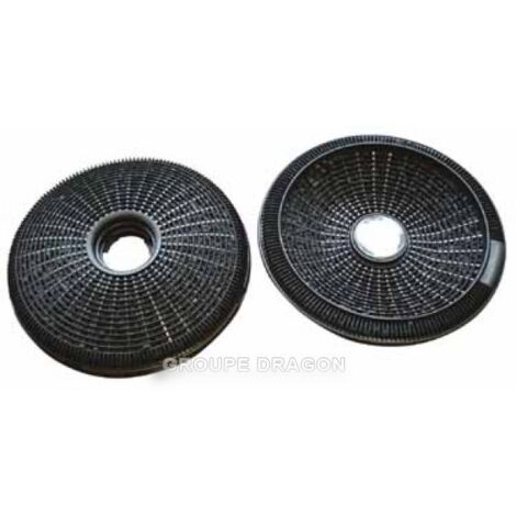 FILTRES CHARBON X2 , 190X41MM pour hotte ARTHUR MARTIN ELECTROLUX FAURE (1/2)