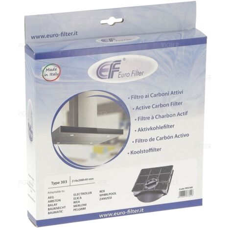 Filtre a charbon Elica Type 303 Whirlpool 481281718532 50284714008 Whirlpool (1/5)