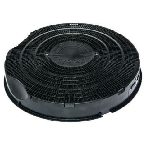 Filtre charbon rond type 30 235mm 220g (à l'unité) (46582-1990) (484000008609) Hotte 465827321422815496 WHIRLPOOL, BAUKNECHT, R