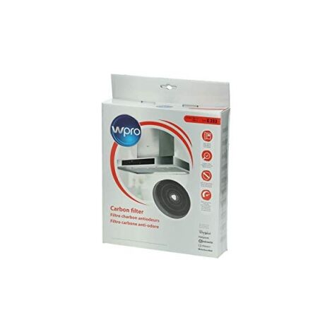 Wpro FAC309 Filtre de Hotte à Charbon Type 30 Diamètre: 235 mm Rechargeable (1/10)