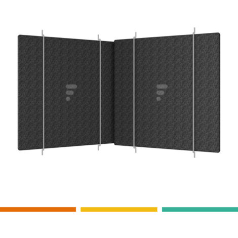 Lot de 2 filtres charbon 320X220 mm (74X2375) Hotte BRANDT, DE DIETRICH, SAUTER (1/4)