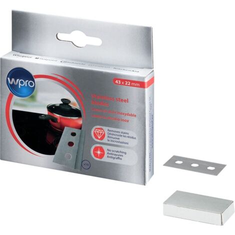 Lames de rechange BLA014 - Pour plaques vitrocéramiques - 10 lames