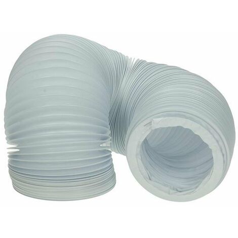 Gaine d'evacuation en PVC long extensible jusqu'à 3m diam. 102mm (484000008556, AV13101) Sèche-linge ARISTON HOTPOINT, ASTERIE, AYA, BAUCKNECHT, BAUKNECHT, BEKO, BLOMBERG, BRANDT, BRU, CRYSTAL, FAGOR,