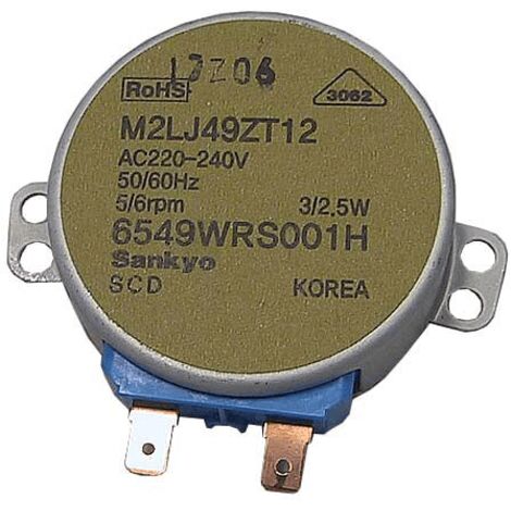 Moteur de plateau (6549W1S011N, EAU57424301) Four micro-ondes LG (1/5)