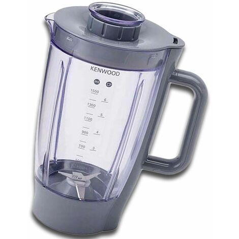 Blender/mixeur acrylique 1,5L – Compatible robots ménagers BRANDT et KENWOOD – Remplace le modèle blanc KW716436 - AT262