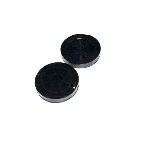 Brandt – Lot de 2 filtres à charbon ø 190 mm pour hotte – Élimination des odeurs – 72X4434