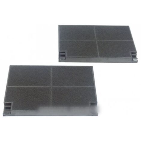 FILTRES CHARBON (x2) (225X150MM) POUR HOTTE BRANDT