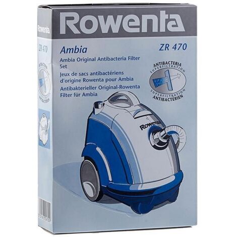 Boite de 6 sacs + 1 microfibre AMBIA (195197-44500) (ZR470) Aspirateur ROWENTA (1/2)