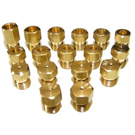 Kit complet injecteur gaz naturel, butane, propane C00254296 – Compatible four, cuisinière – Flexibilité d'utilisation pour appareils INDESIT, ARISTON, HOTPOINT (1/2)