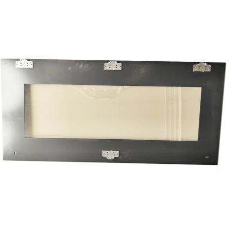 VITRE DE FACADE DE PORTE NOIRE pour FOUR SMEG - 692533653 (1/2)