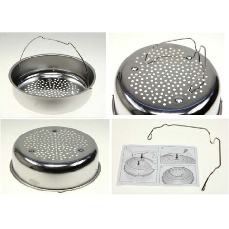 Panier rigide pour cocotte-minute SEB – Compatible modèles SEB et Tefal – Cuisson vapeur saine et rapide – Accessoire essentiel cuisine - SS-980449