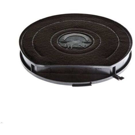 Filtre charbon rond type 28 CHF28/1 (à l'unité) 240X34 mm (480181701006, 481281718525) Hotte AEG, ARISTON HOTPOINT, ARTHUR MARTIN ELECTROLUX, BAUKNECHT, BOSSMATIC, CANDY, ELECTROLUX, FAGOR, FAURE, F (1/3)