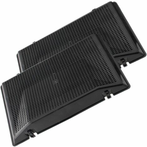 Lot de 2 filtres charbon type 37 AMC962   285X175X40 mm (484000008786, 481249038015) Hotte ARISTON HOTPOINT, FAGOR, FAURE, IKEA WHIRLPOOL, SAUTER, WHIRLPOOL
